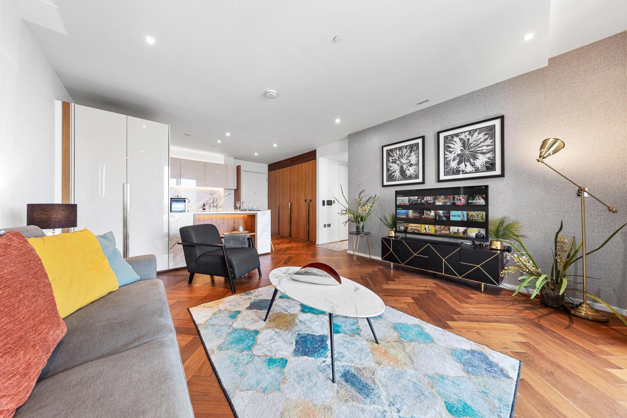 River Panorama Central London 2 Bedroom New Development Екстер'єр фото
