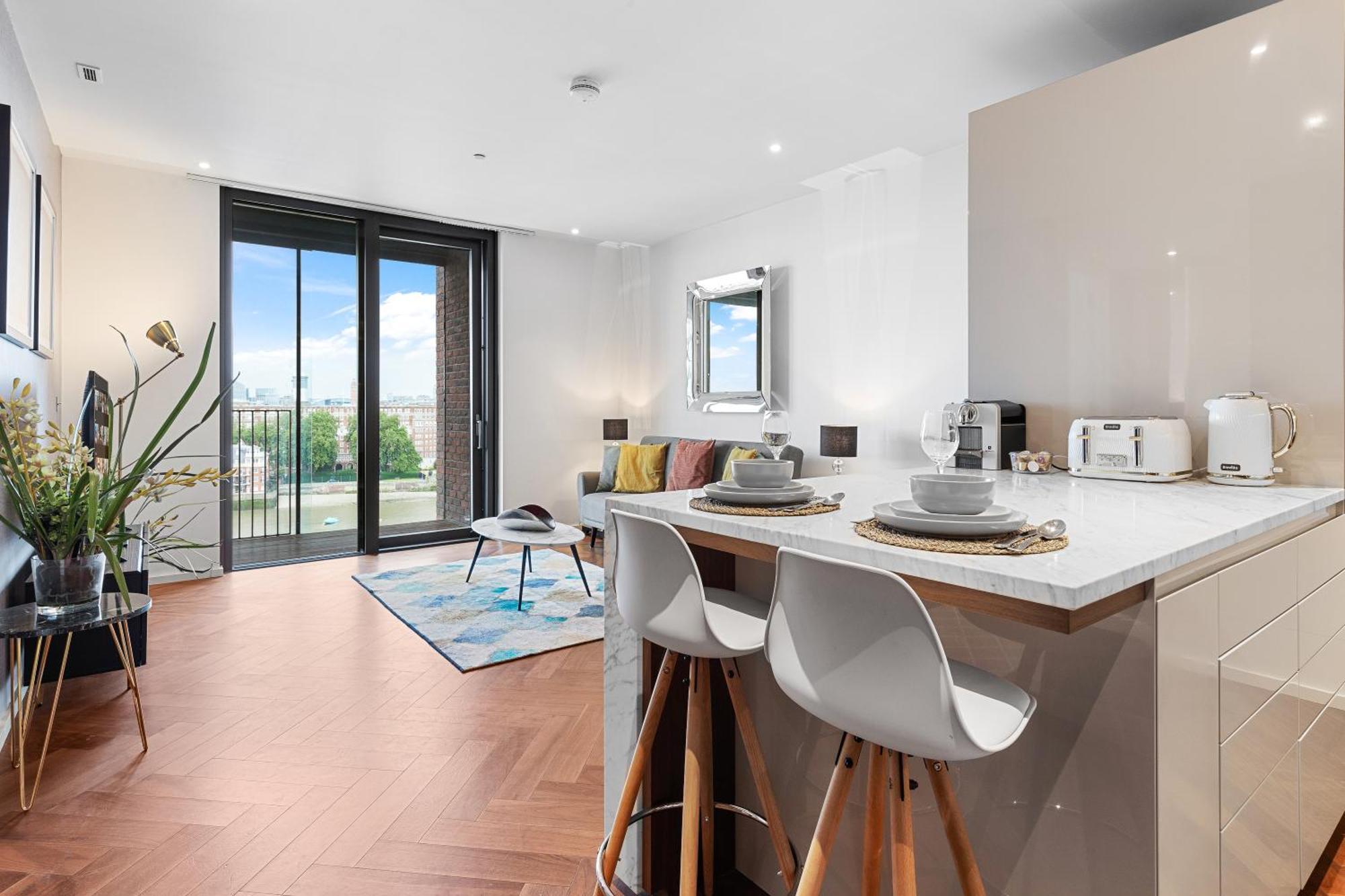 River Panorama Central London 2 Bedroom New Development Екстер'єр фото